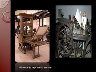 Máquina de impressão manual
 
