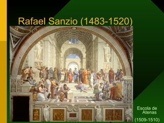 Rafael Sanzio (1483-1520) Escola de Atenas  (1509-1510) 