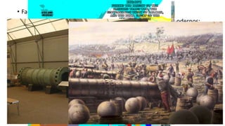 • Face triste da época renascentista:
• Guerras religiosas e também pela formação dos Estados modernos;
• Criação de armas de fogo mais potentes;
• Conquista de novas terras gerando a escravidão de muitos povos;
• Intensificação da Inquisição.
De cima, da esquerda
para a direita: Batalha
de La Rochelle; Batalha
de Azincourt; Batalha
de Patay e Joana
d'Arc no Cerco de
Orleães.
 