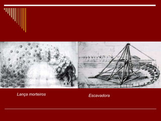 Lança morteiros Escavadora 