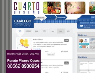 Branding / Web Design / CSS Artist


Renato Pizarro Osses
r e n a t o . p i z a r r o @ g m a i l . c o m

00562 8930954
 