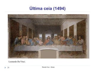 Última ceia (1494)
Renato Cruz – Senac28
Leonardo Da Vinci.
 