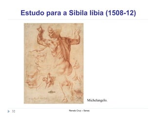 Estudo para a Sibila líbia (1508-12)
Renato Cruz – Senac32
Michelangelo.
 