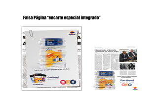 Falsa Página “encarte especial integrado”
 