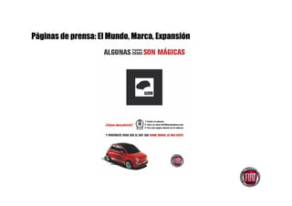 Páginas de prensa: El Mundo, Marca, Expansión
 