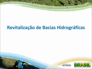 Revitalização de Bacias Hidrográficas
 