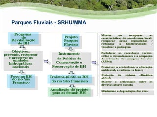 Parques Fluviais - SRHU/MMA
 