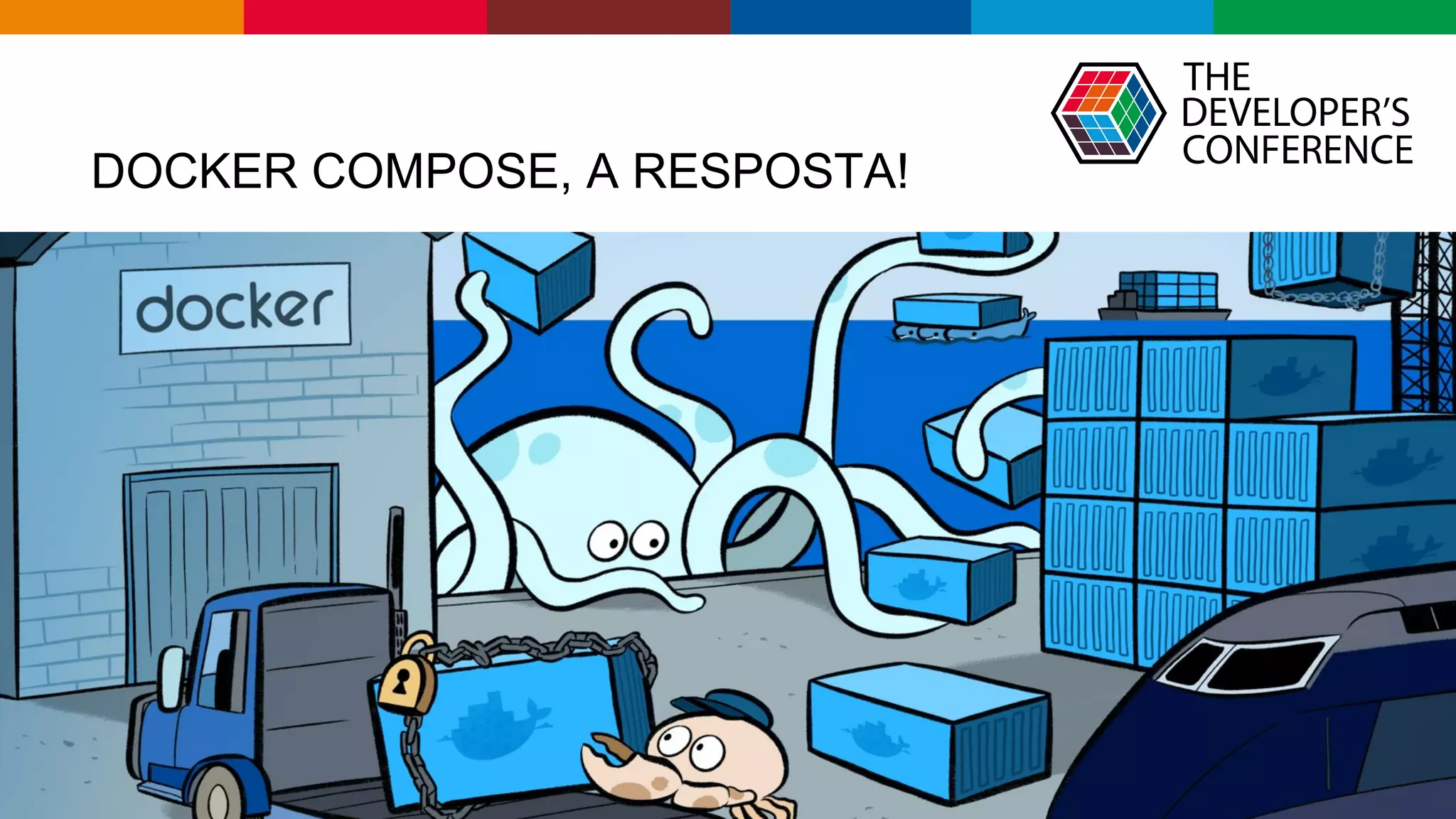 Globalcode – Open4education
DOCKER COMPOSE, A RESPOSTA!
 