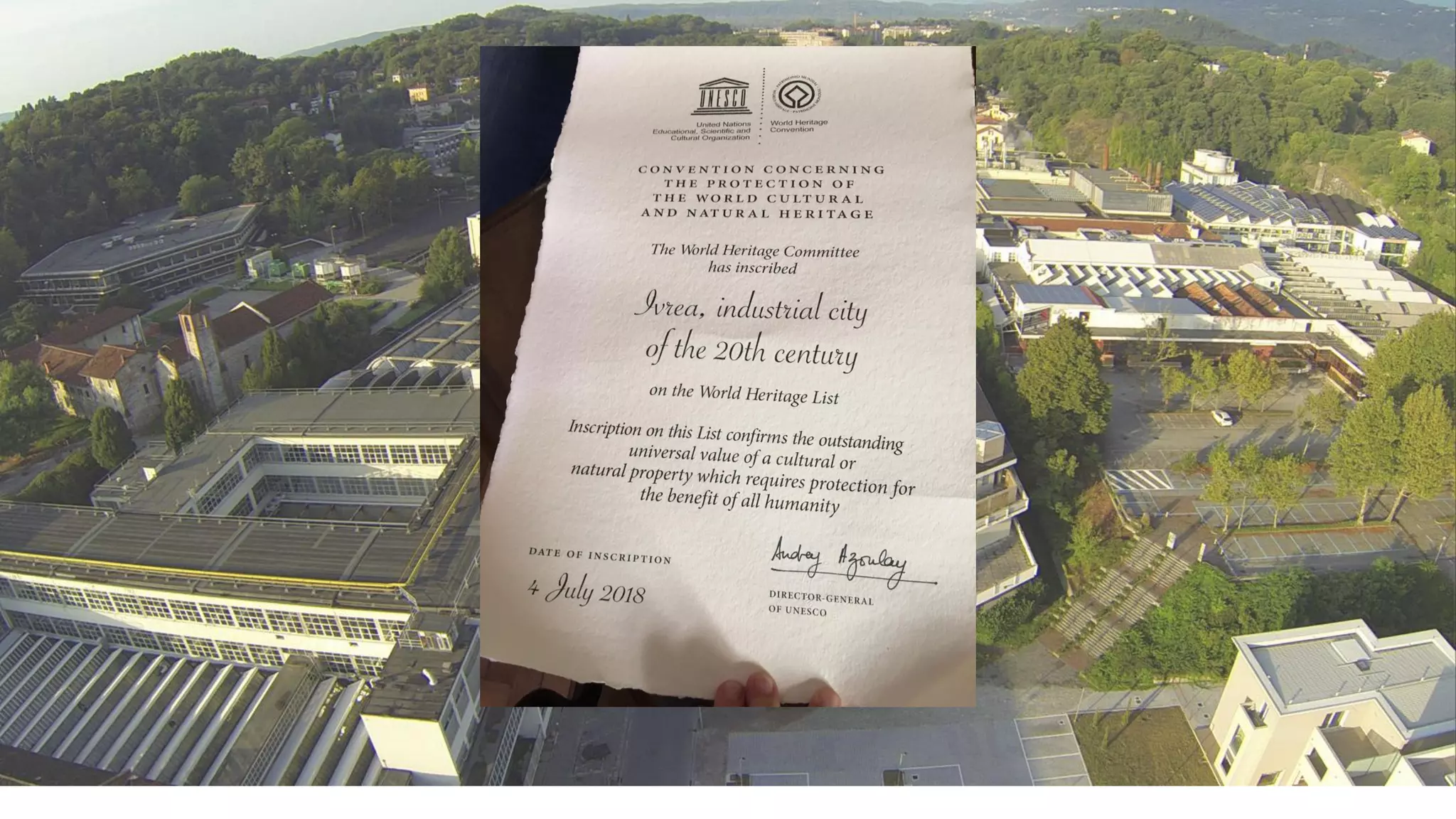 RENATO LAVARINI | Ivrea Citta industriale del XX secolo | UNESCO 2019