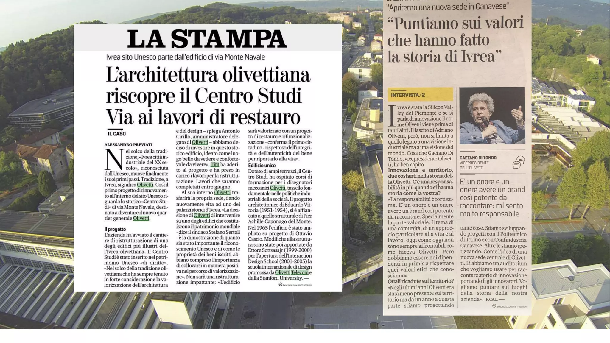 RENATO LAVARINI | Ivrea Citta industriale del XX secolo | UNESCO 2019