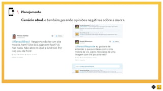 RIOT MOBILE	
 Planejamento	
Cenário atual: e também gerando opiniões negativas sobre a marca.	
 