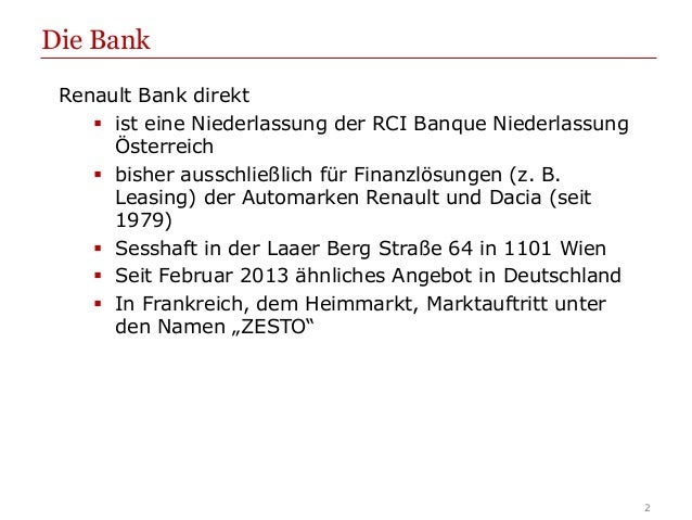 Renault Bank Direkt In Osterreich Www Bankkonditionen At