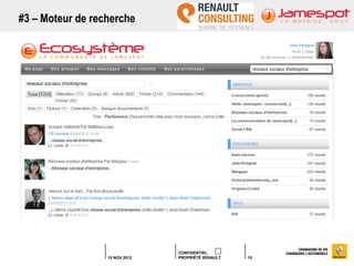 #3 – Moteur de recherche




                                CONFIDENTIEL
                  15 NOV 2012   PROPRIÉTÉ RENAULT   15
 