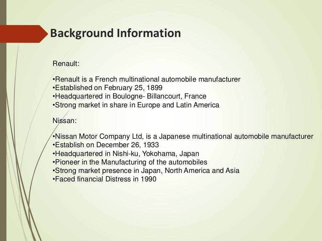 Renault nissan alliance case study picture