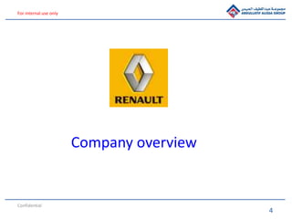 4
For internal use only
Company overview
Confidential
 
