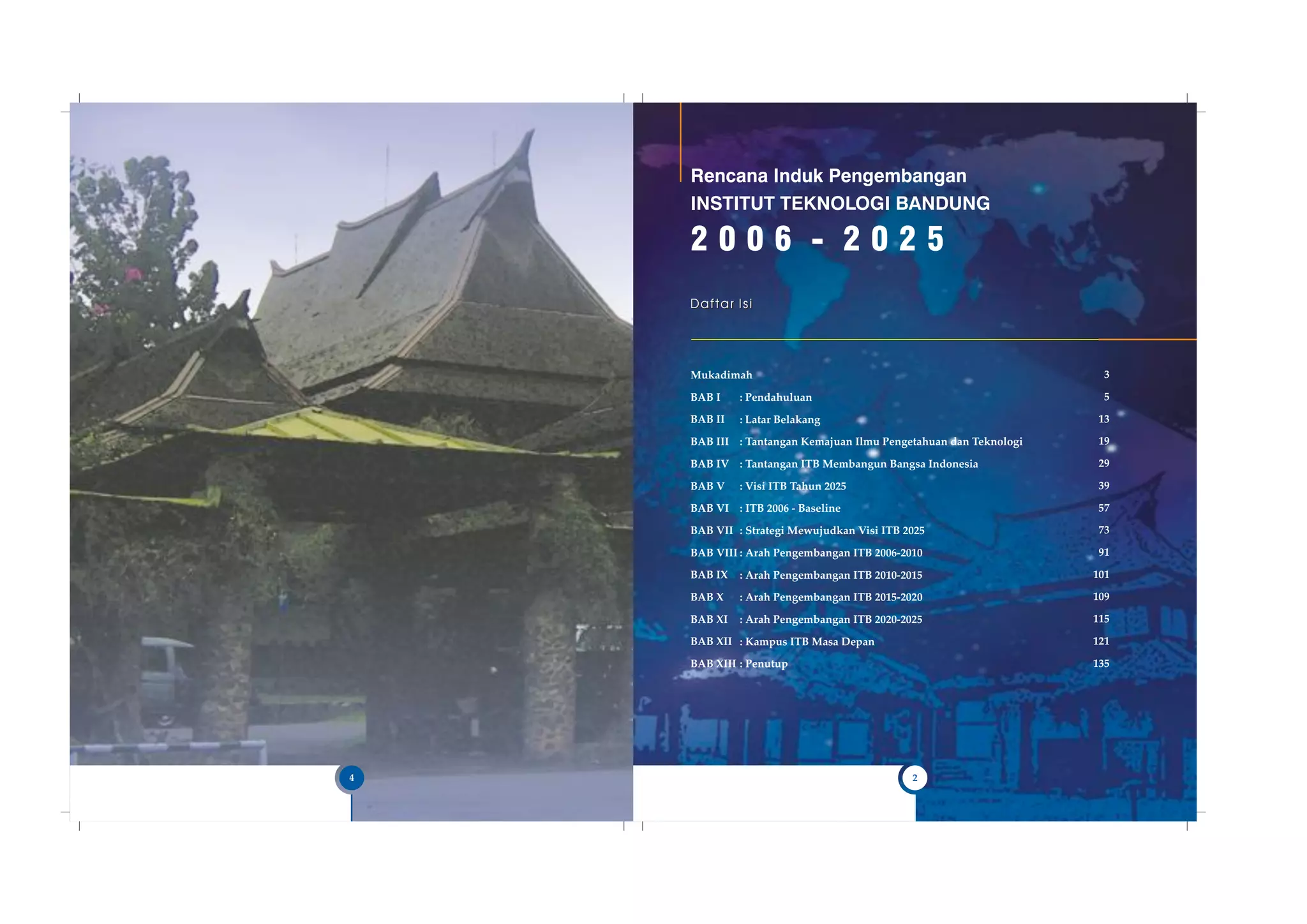 Rencana Induk Pengembangan ITB 20062025 Roadmap PPT