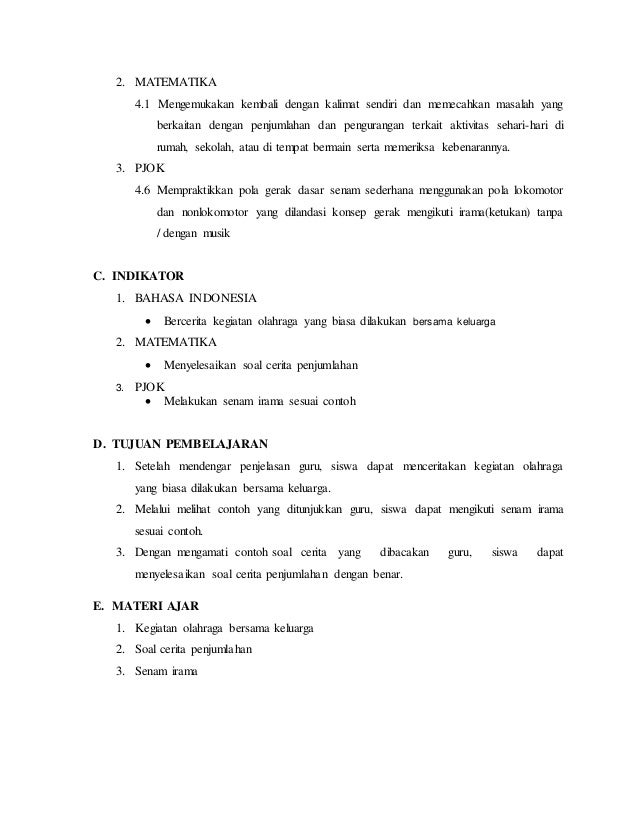 Rencana kegiatan harian