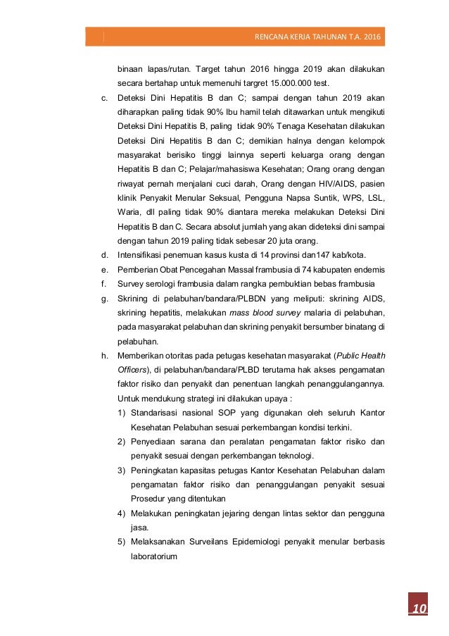 Contoh Rencana Kerja Tahunan RKT SDMI Tahun t