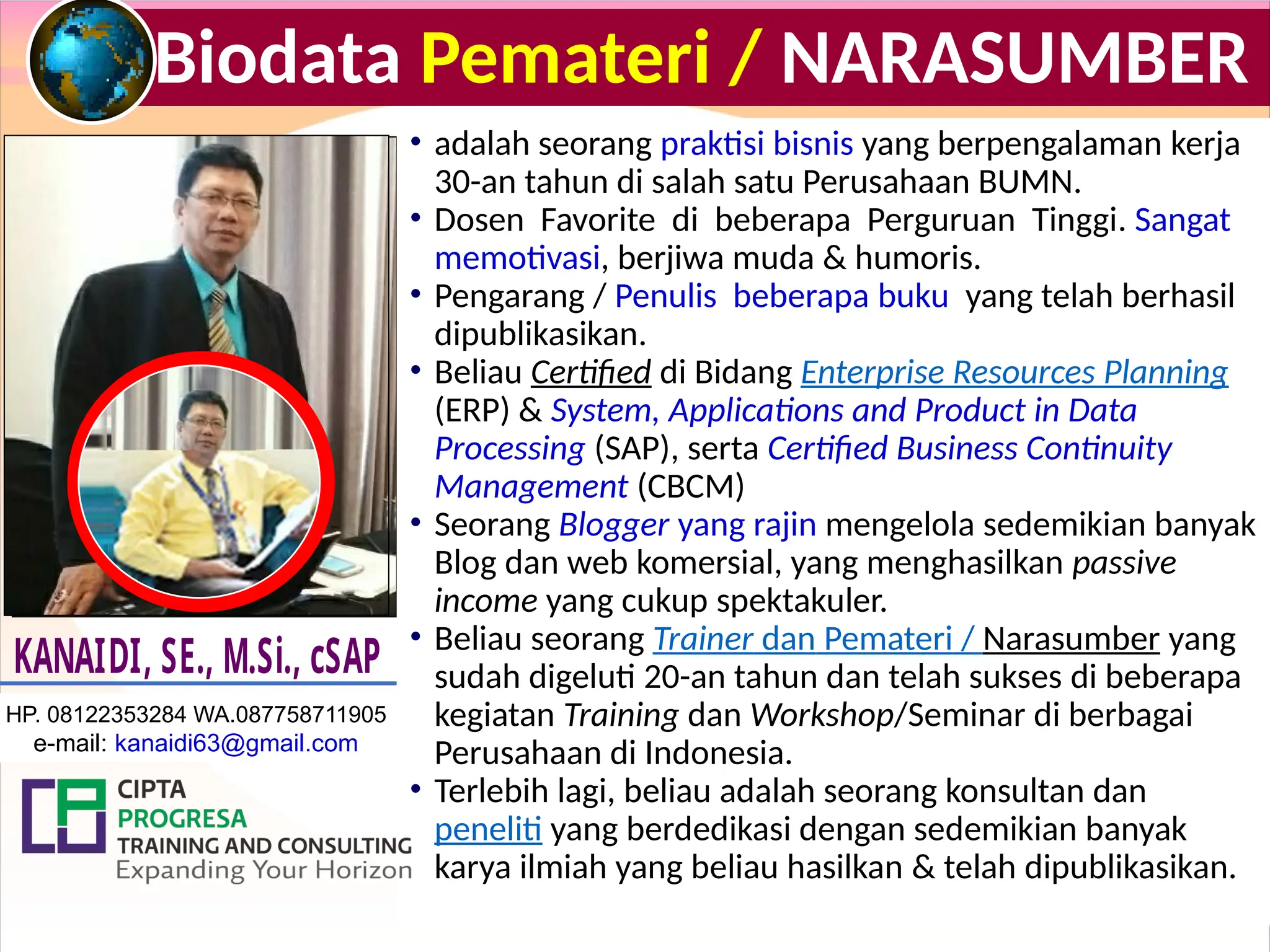 Link2 MATERI + RENCANA Training *