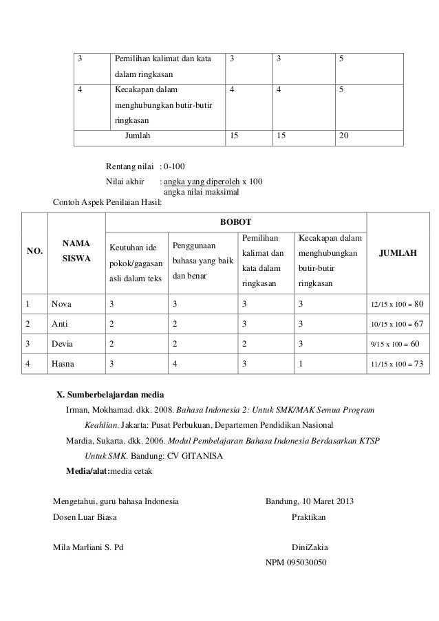KD 2.13_RPP SMK XI-Bahasa Indonesia