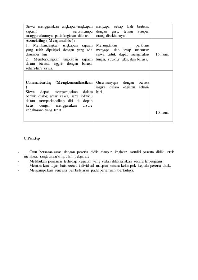 RPP b,inggris semester kelas 7