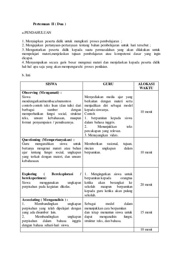 RPP b,inggris semester kelas 7