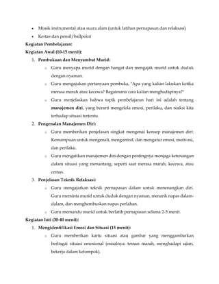 RENCANA PEMBELAJARAN BERBASIS SEL UNTUK SEMUA JENJANG | PDF