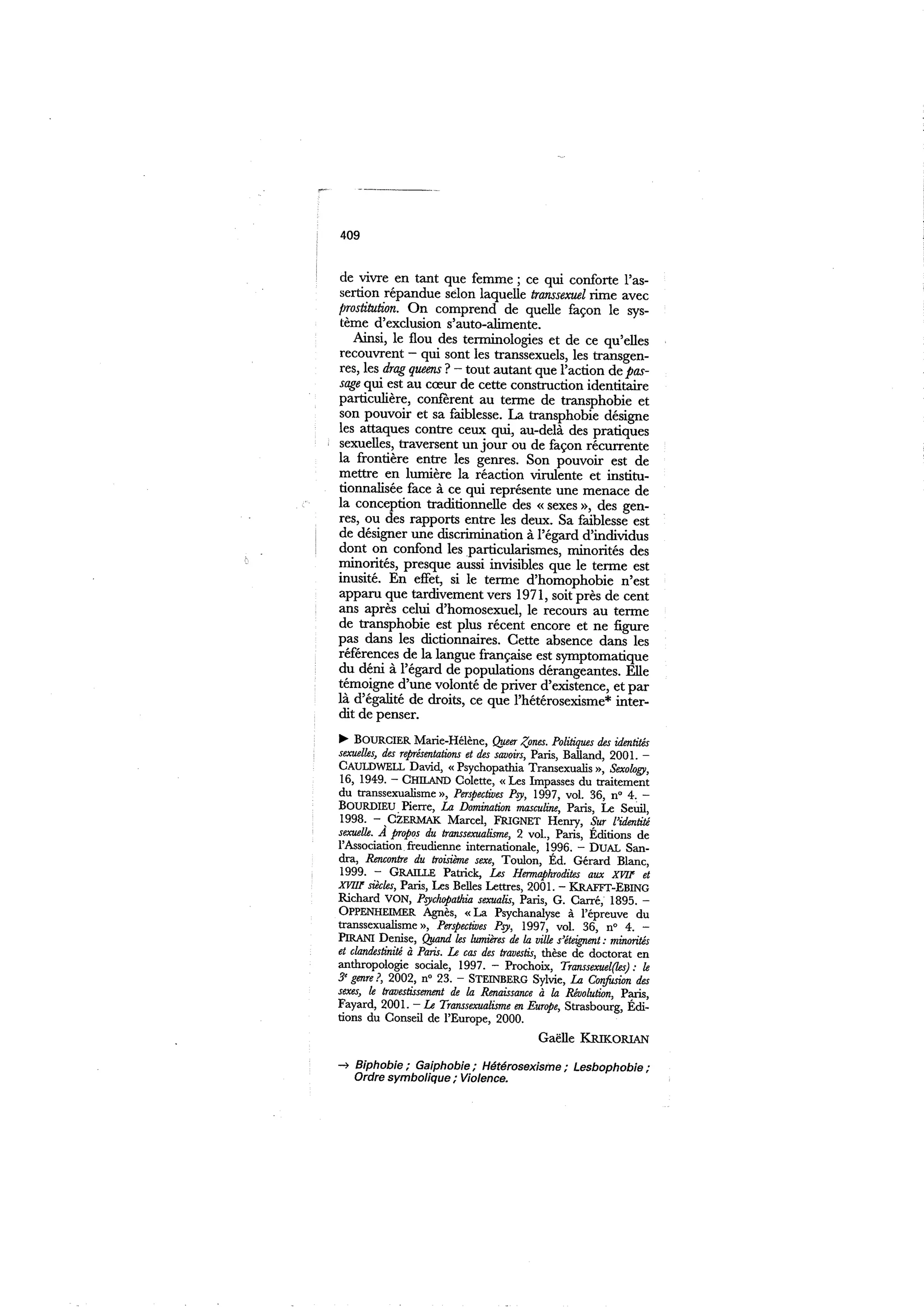 Rencontre du CRIPS / Act Up-Paris "Personnes trans : quels enjeux de santé ?" - Dossier documentaire