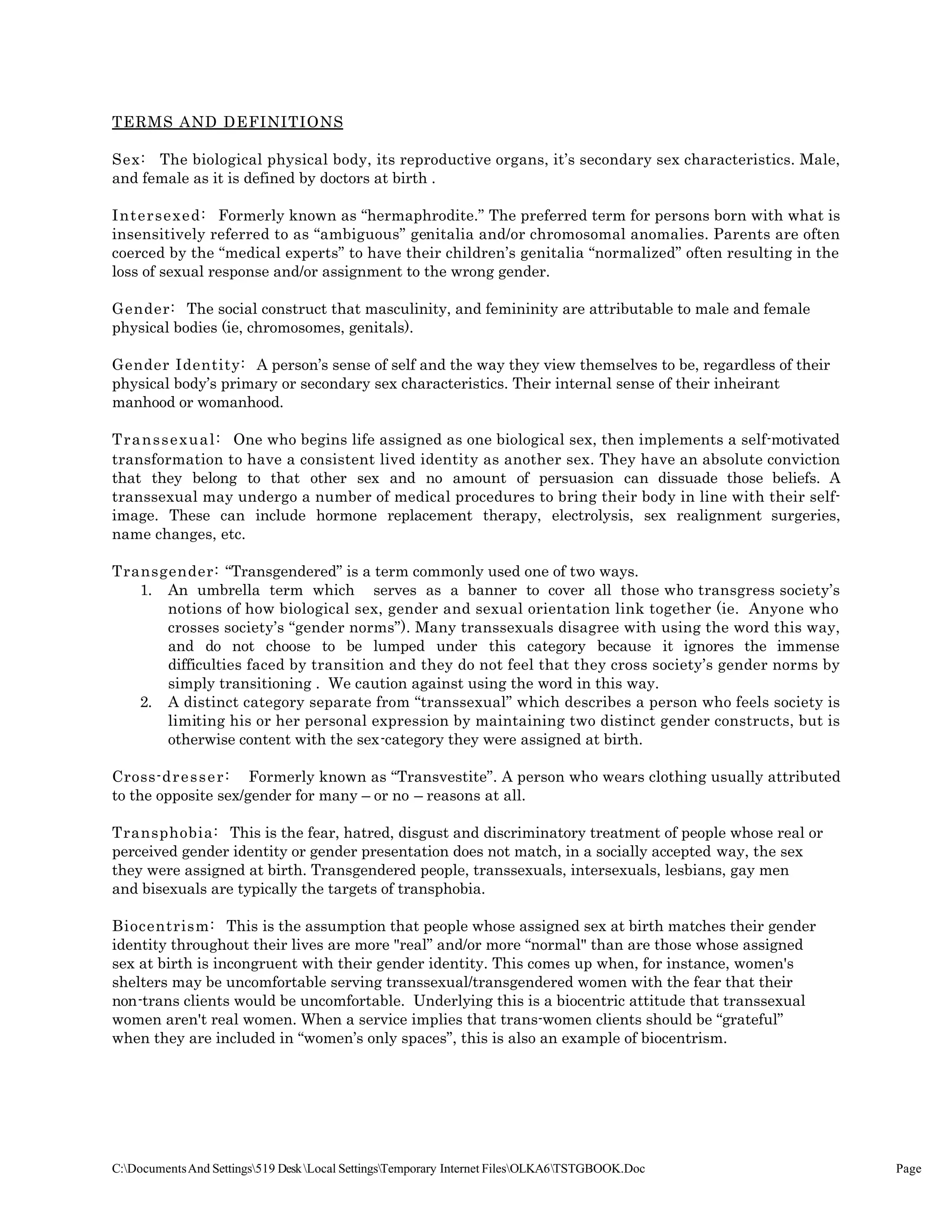 Rencontre du CRIPS / Act Up-Paris "Personnes trans : quels enjeux de santé ?" - Dossier documentaire