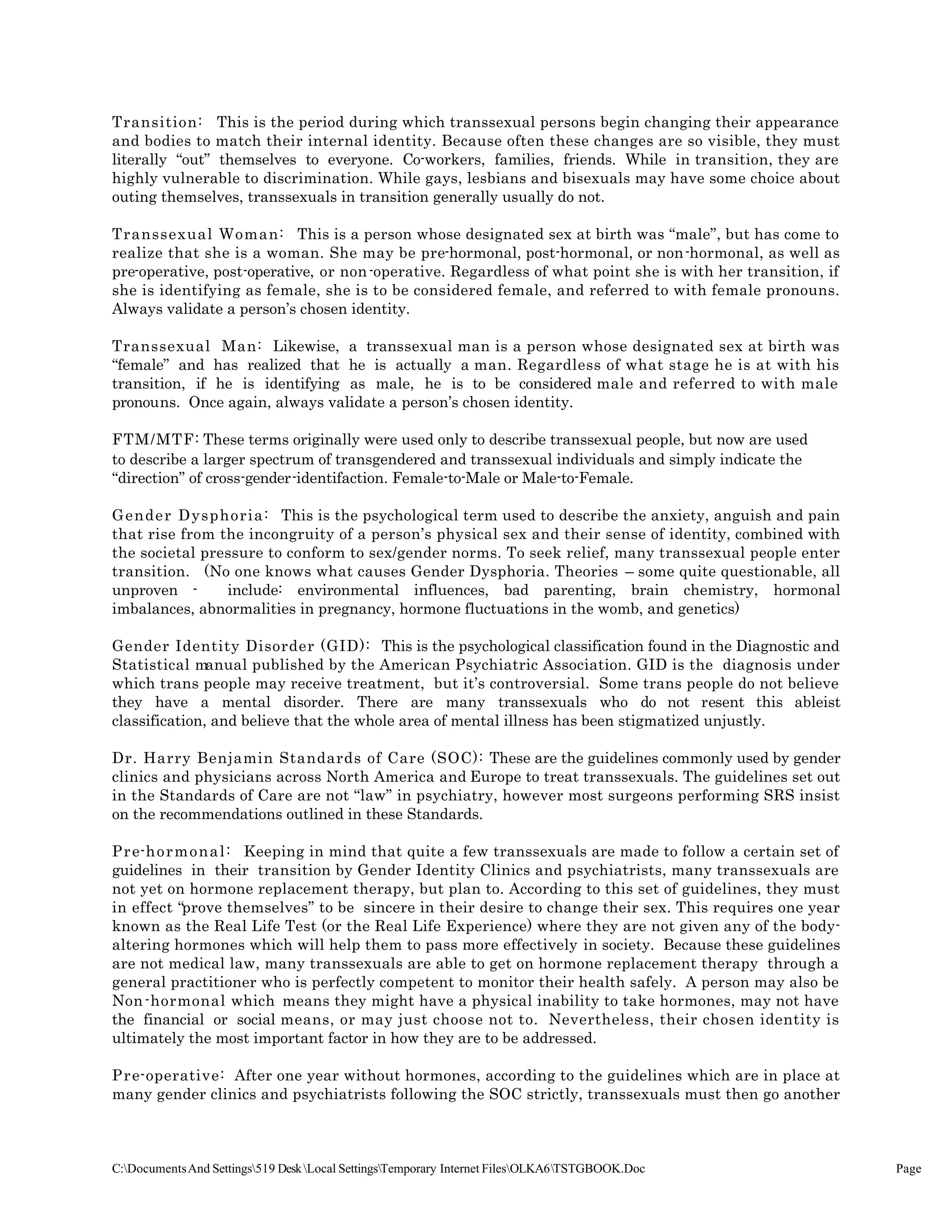 Rencontre du CRIPS / Act Up-Paris "Personnes trans : quels enjeux de santé ?" - Dossier documentaire