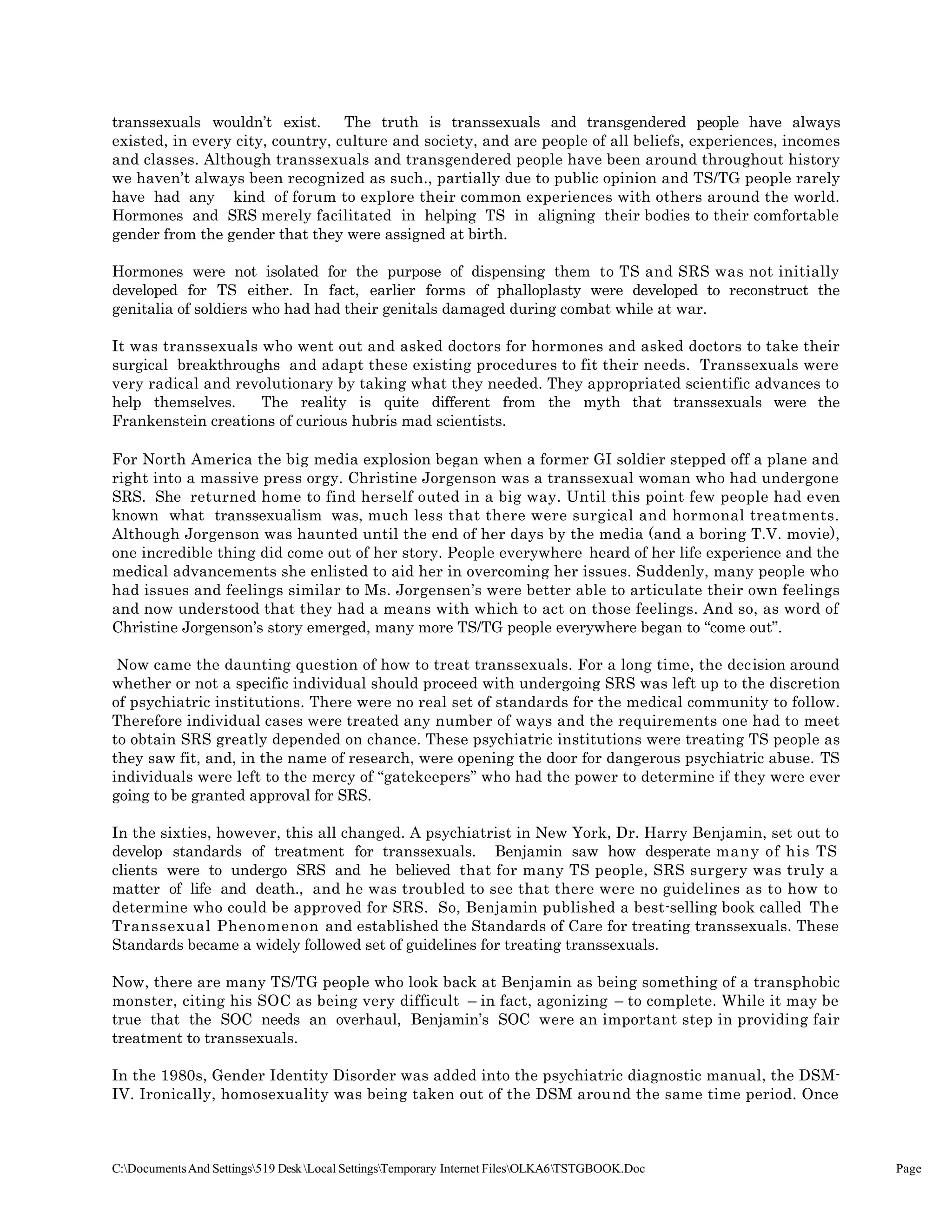 Rencontre du CRIPS / Act Up-Paris "Personnes trans : quels enjeux de santé ?" - Dossier documentaire