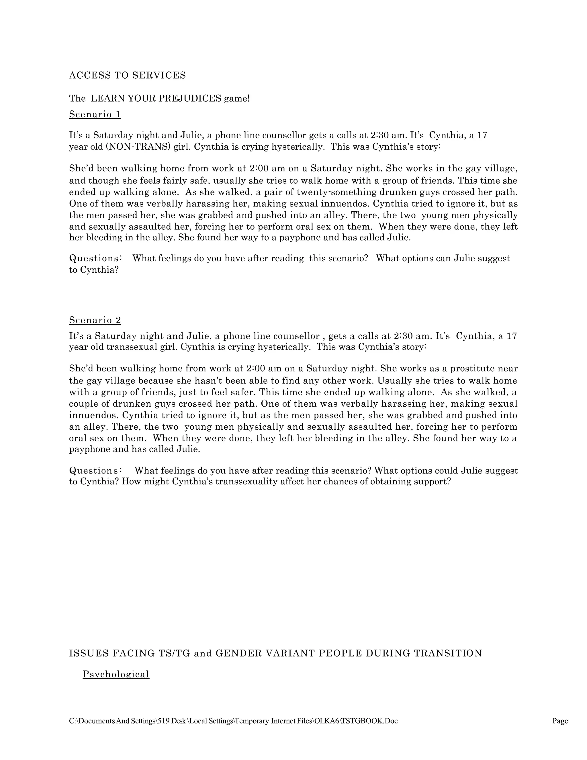 Rencontre du CRIPS / Act Up-Paris "Personnes trans : quels enjeux de santé ?" - Dossier documentaire