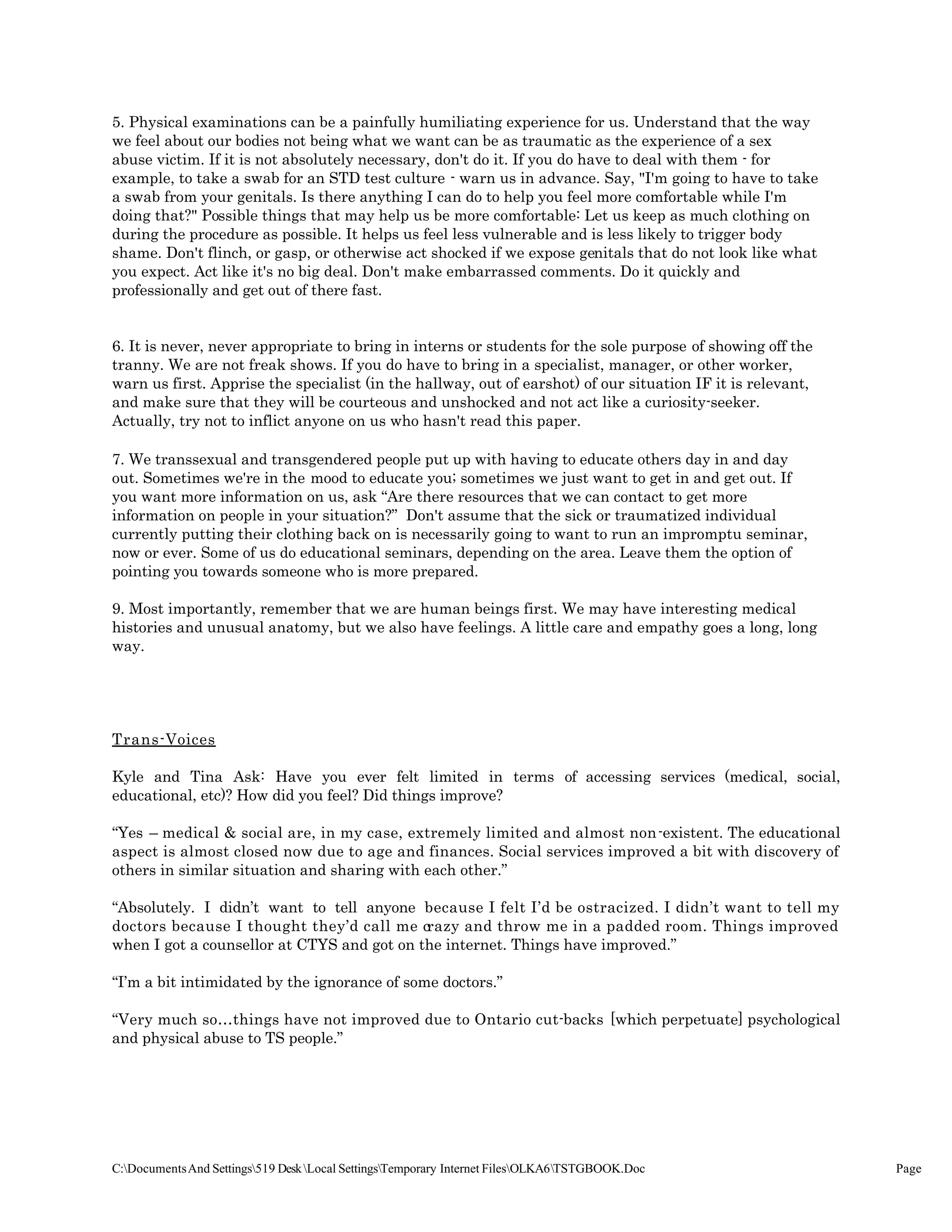 Rencontre du CRIPS / Act Up-Paris "Personnes trans : quels enjeux de santé ?" - Dossier documentaire