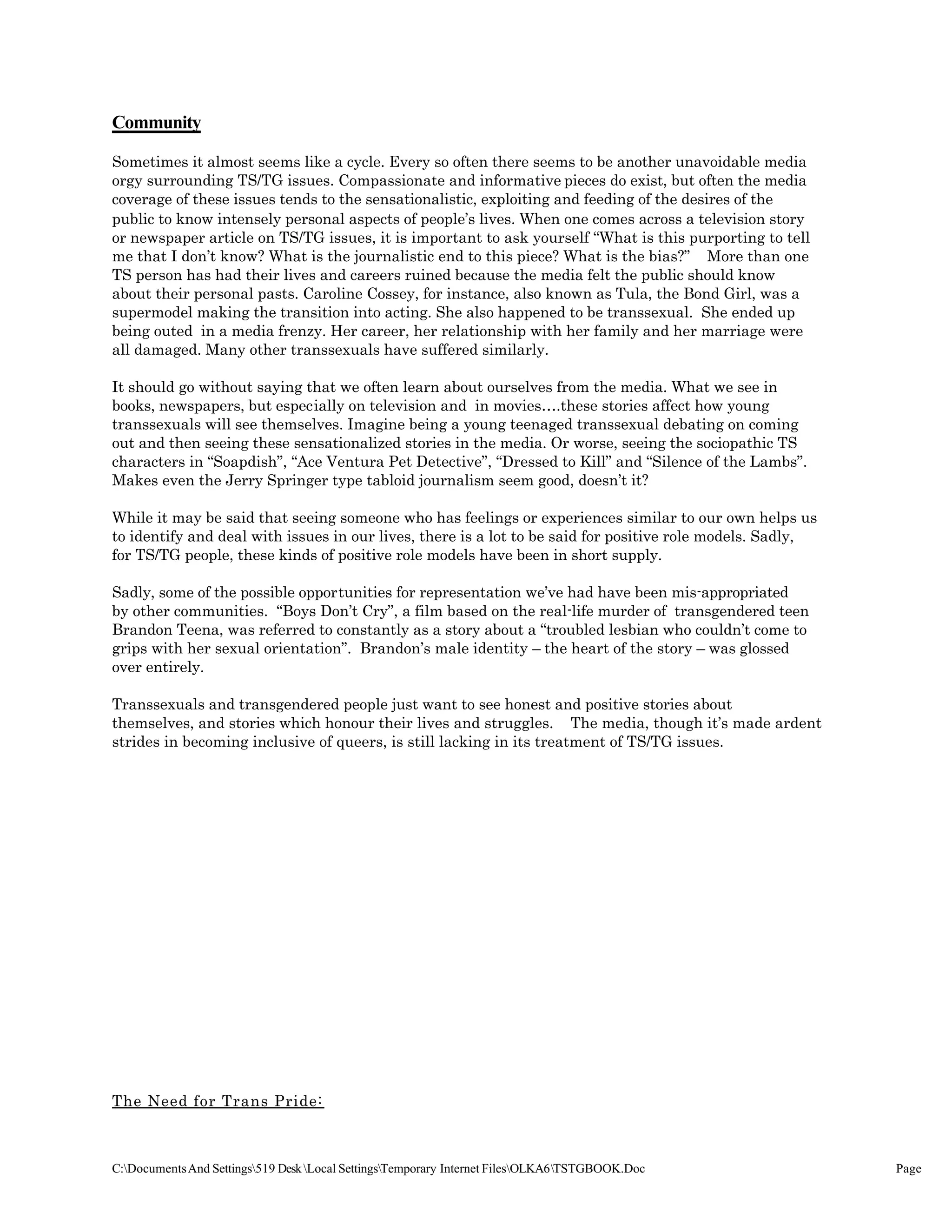 Rencontre du CRIPS / Act Up-Paris "Personnes trans : quels enjeux de santé ?" - Dossier documentaire