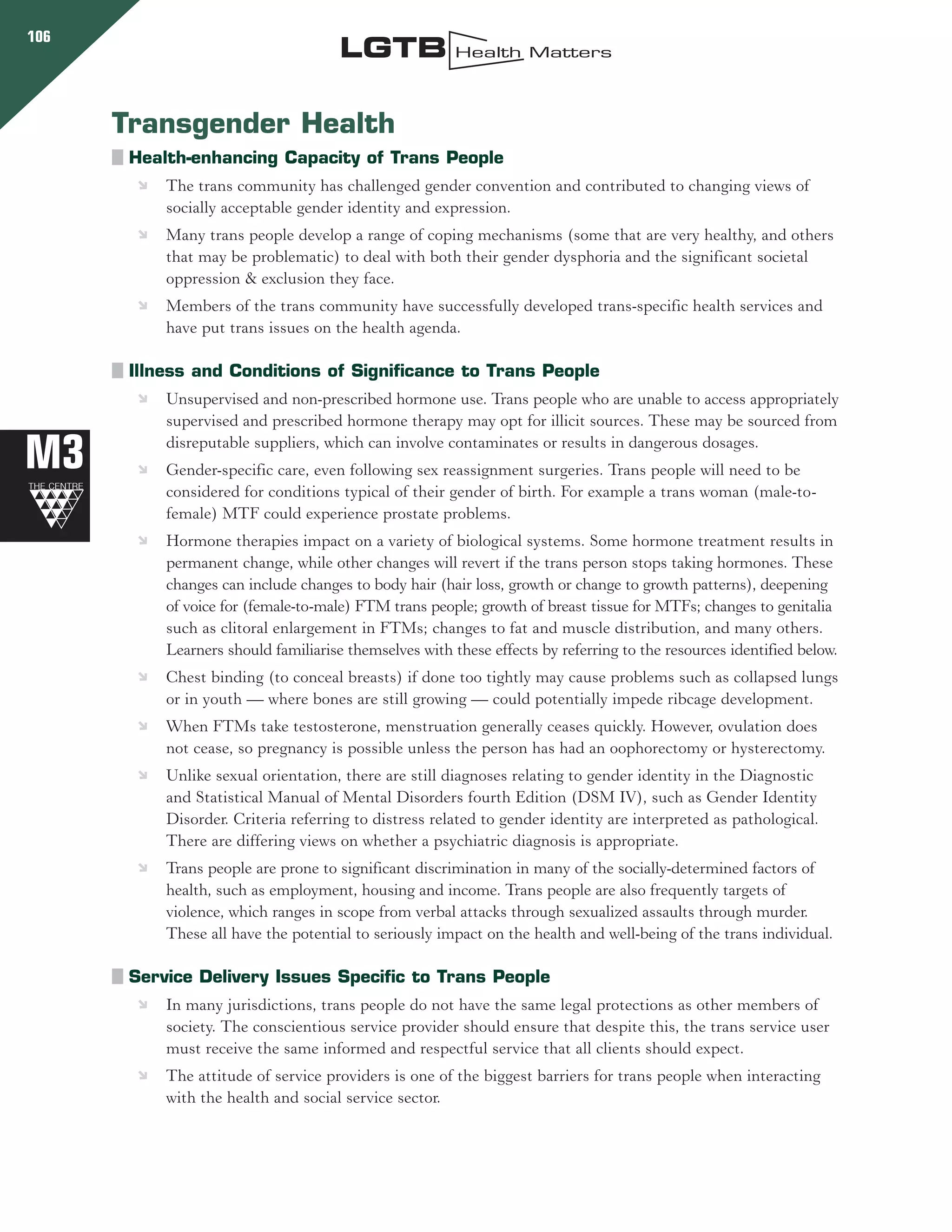 Rencontre du CRIPS / Act Up-Paris "Personnes trans : quels enjeux de santé ?" - Dossier documentaire