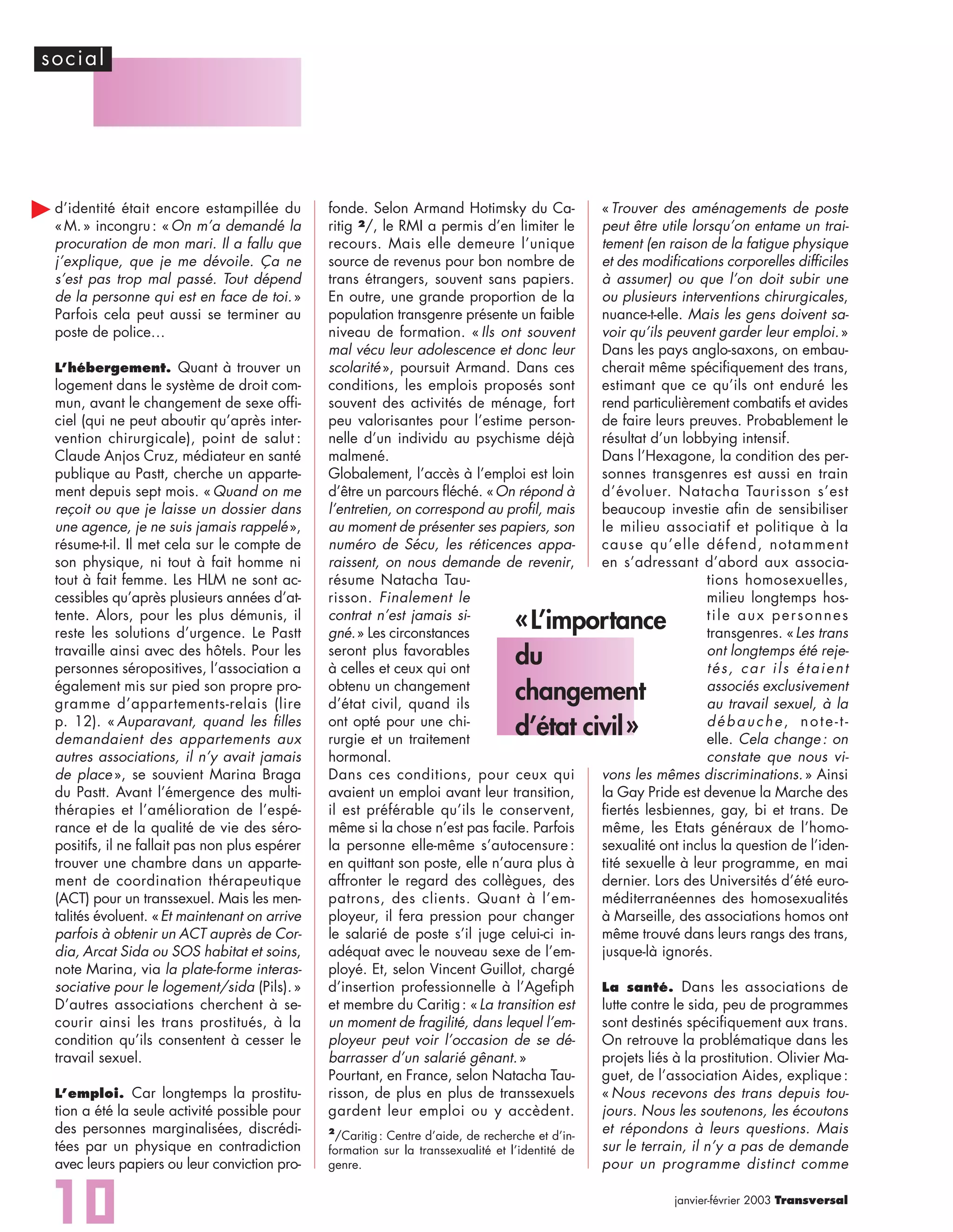 Rencontre du CRIPS / Act Up-Paris "Personnes trans : quels enjeux de santé ?" - Dossier documentaire