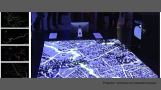 Projection numérique sur maquette physique
 