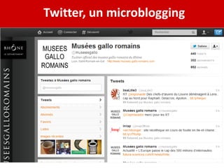 Twitter, un microblogging
 