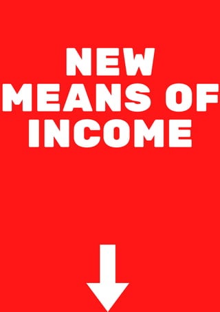 NEW
MEANS OF
INCOME
 