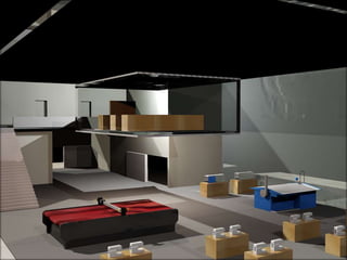 Render for our social entrepreneurship company in Tanger: Company operating in textile design, manufacturing and distribution