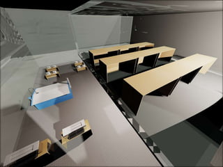 Render for our social entrepreneurship company in Tanger: Company operating in textile design, manufacturing and distribution