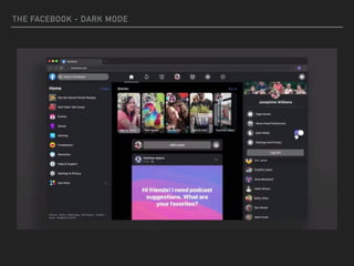 THE FACEBOOK - DARK MODE
 