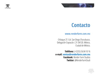 Presentacion Render Farm Studios | PDF