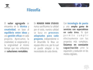 Presentacion Render Farm Studios | PDF