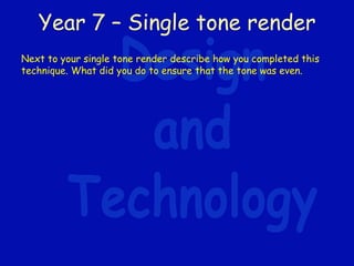 Tone And Rendering Examples Rendering and texture rendering | PPTX