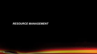 24
RESOURCE MANAGEMENT
 