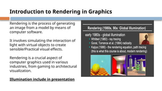 Rendering In Graphics.pptxgdhkkurdjkkdg | PPTX
