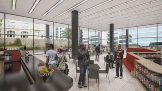 Renderings of the Martin Luther King Jr. Memorial Library Renovation