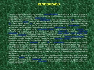 RENDERIZADO
 