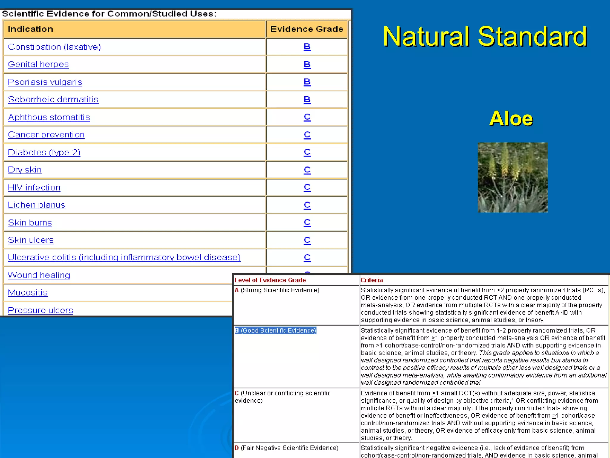 Aloe Natural Standard 